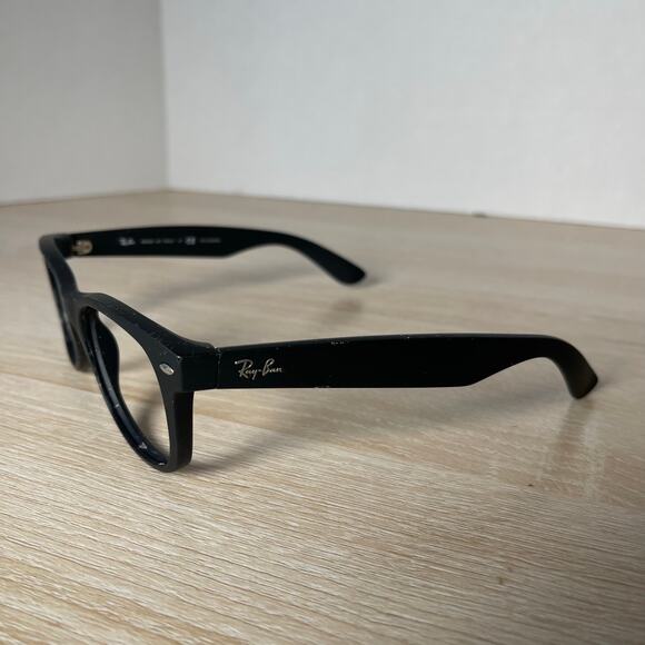 Ray-Ban RB2132 New Wayfarer 622/58 Sunglasses Rubber Black FRAMES ONLY 55-18 - Picture 3 of 8